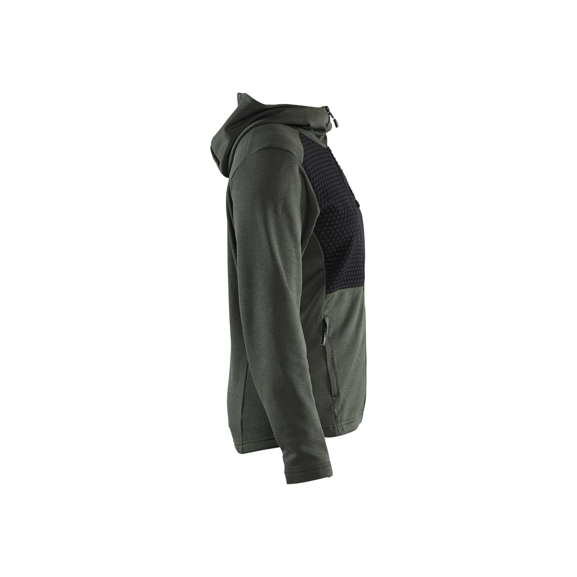 BLAKLADER 35422533 WOMEN'S HOODIE WITH FULL LENGTH ZIP Work Jacket WOMEN - Pique Fleece